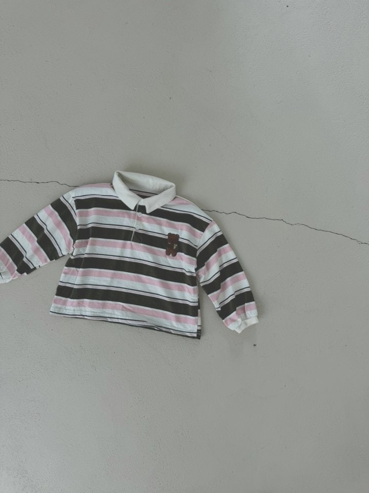 Le petitmot - Korean Children Fashion - #minifashionista - Bear Collar Tee - 6