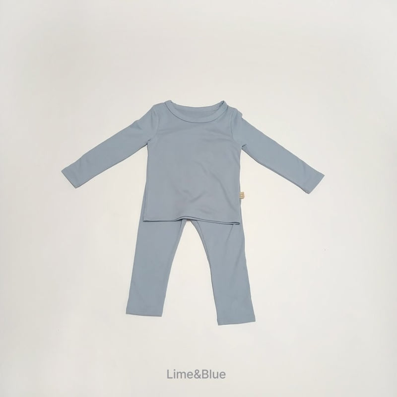 Lime & Blue - Korean Children Fashion - #Kfashion4kids - Peach Heat Tech Pajamas - 9