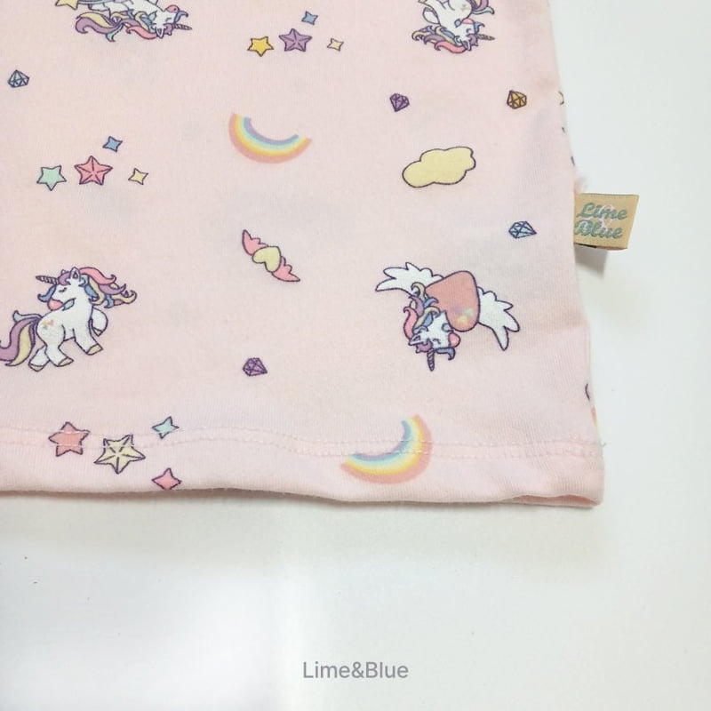 Lime & Blue - Korean Children Fashion - #Kfashion4kids - One Pick Unicorn Pajamas - 8