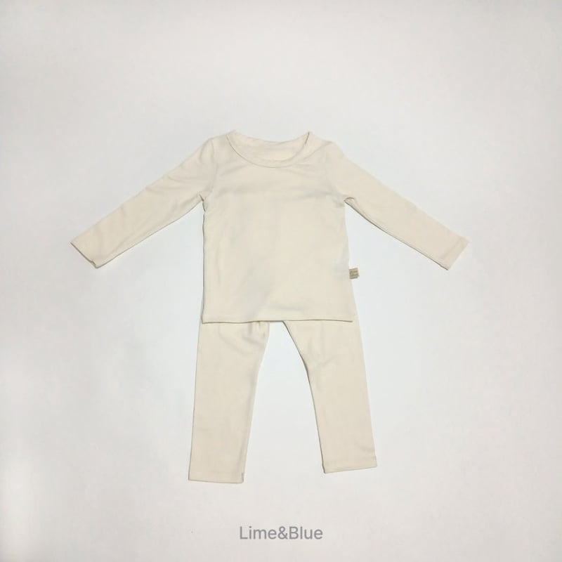 Lime & Blue - Korean Children Fashion - #designkidswear - Peach Heat Tech Pajamas - 4