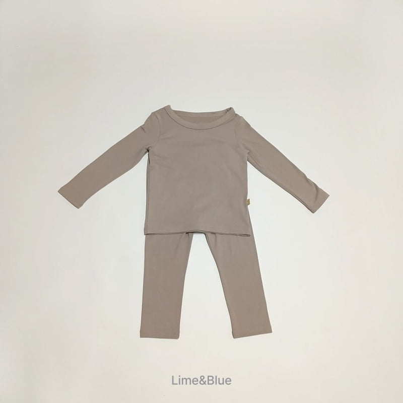 Lime & Blue - Korean Children Fashion - #kidsshorts - Peach Heat Tech Pajamas - 6