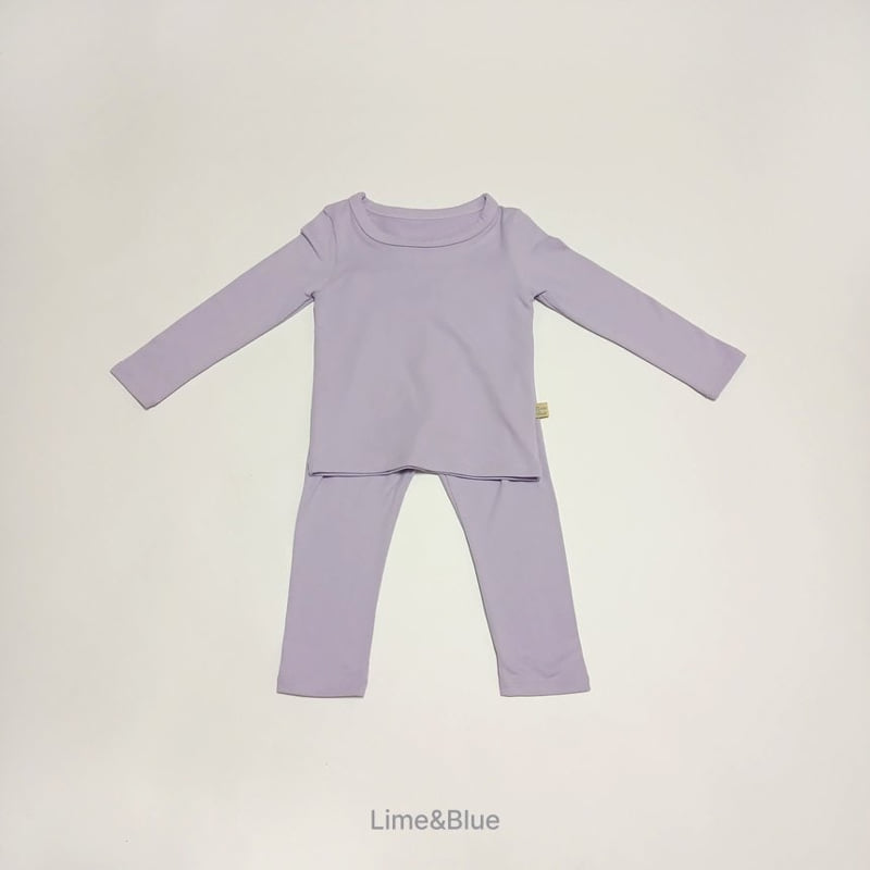 Lime & Blue - Korean Children Fashion - #kidsstore - Peach Heat Tech Pajamas - 7