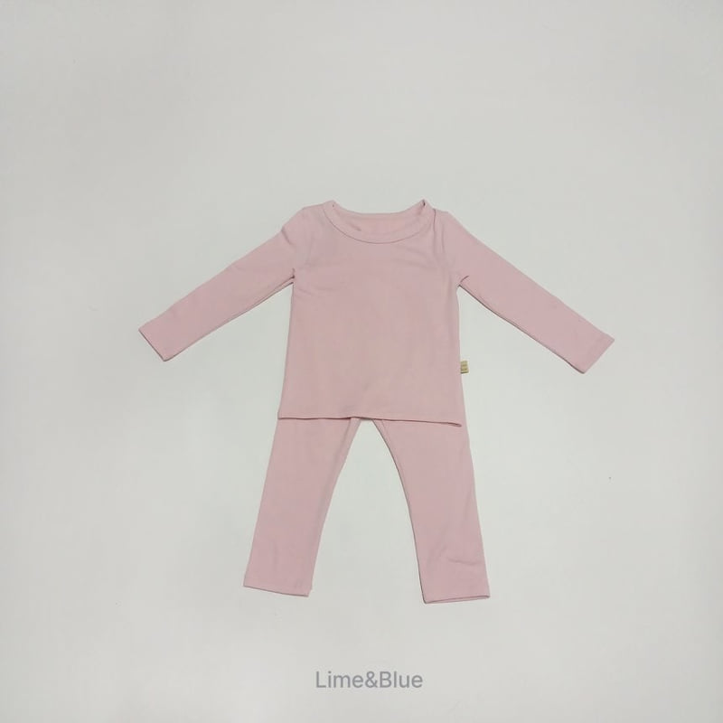 Lime & Blue - Korean Children Fashion - #kidzfashiontrend - Peach Heat Tech Pajamas - 8