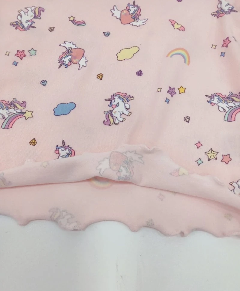 Lime & Blue - Korean Children Fashion - #kidzfashiontrend - Lovey Unicorn Pajamas - 11