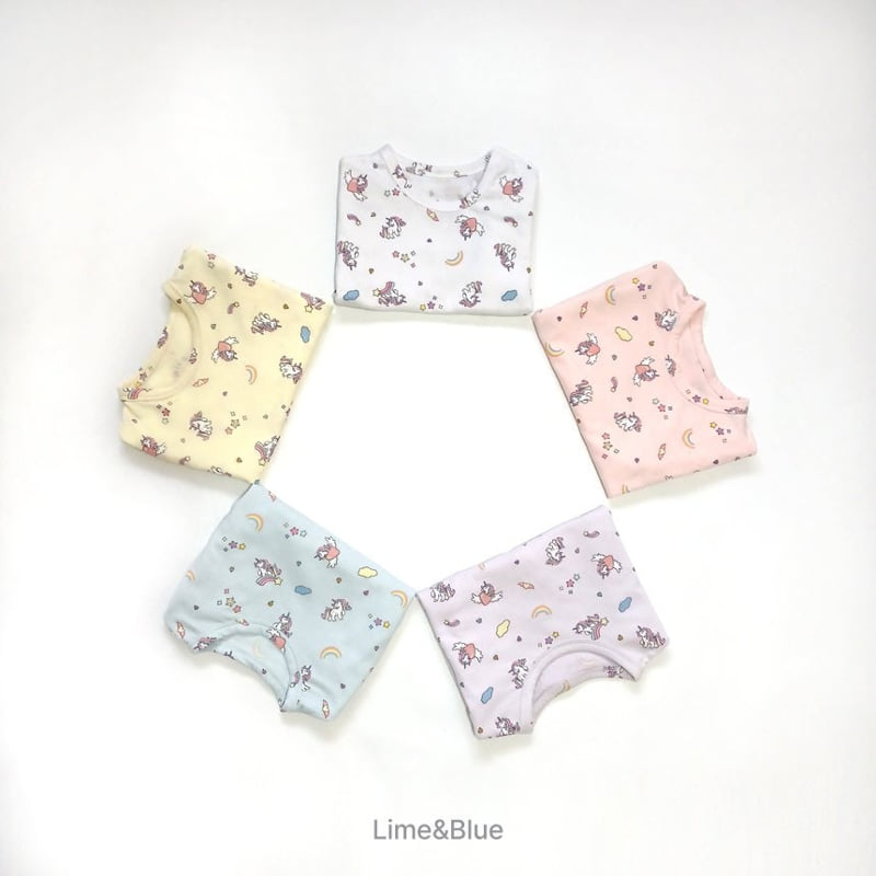 Lime & Blue - Korean Children Fashion - #minifashionista - One Pick Unicorn Pajamas - 11