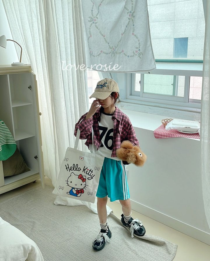 Love Rosie - Korean Children Fashion - #Kfashion4kids - Check Crop Loose Shirt with Mom - 11