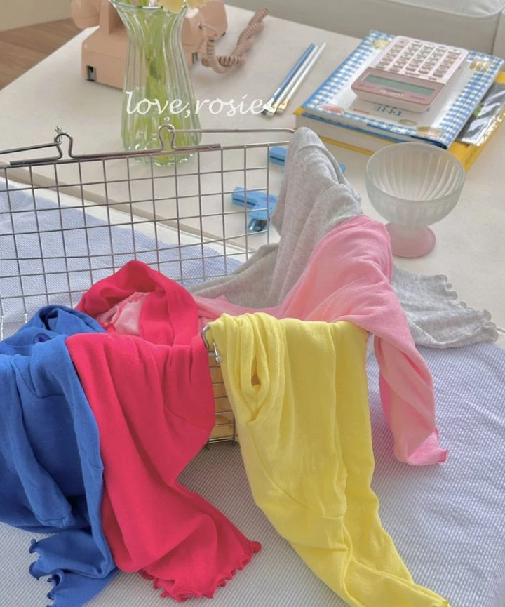 Love Rosie - Korean Children Fashion - #kidzfashiontrend - Colorful Turtleneck Tee