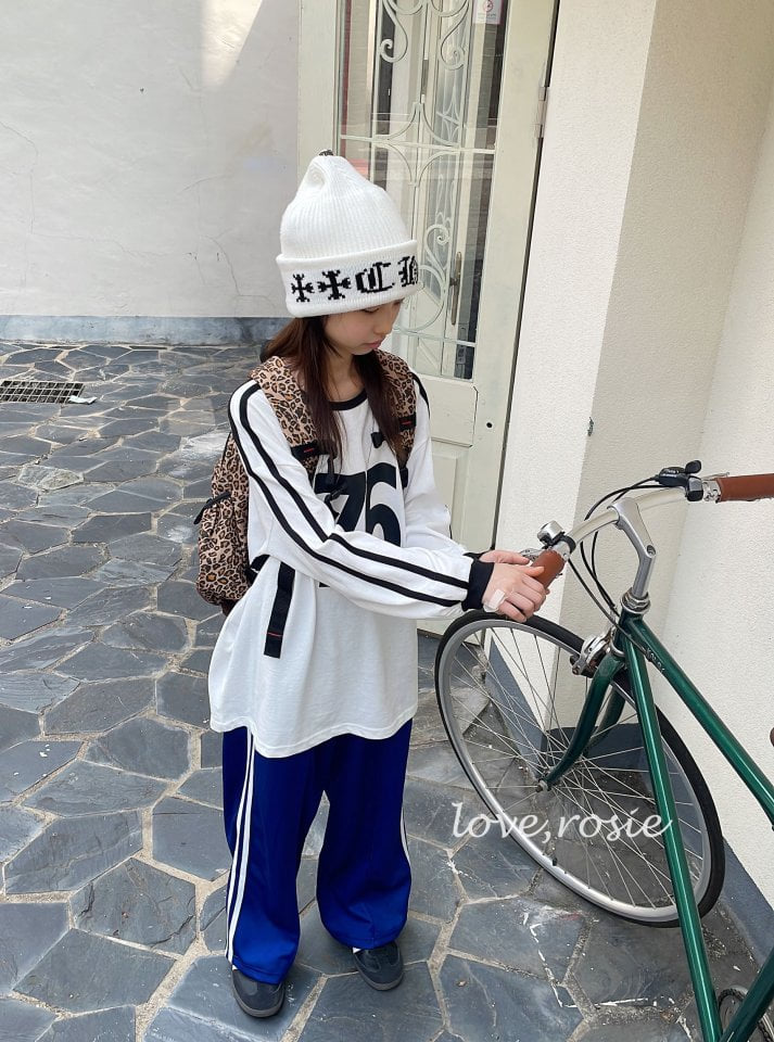 Love Rosie - Korean Children Fashion - #minifashionista - Unique Number Loose Tape Tee with Mom - 4