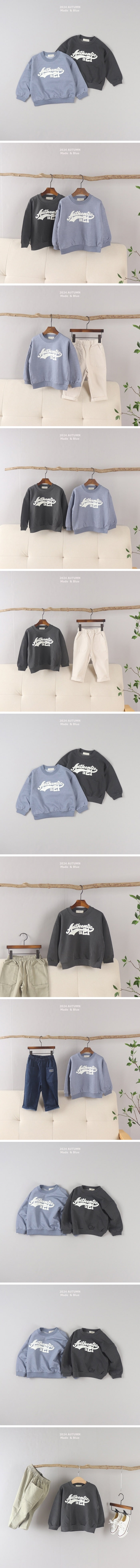 Made Blue - Korean Children Fashion - #childofig - Pigment Sweatshirts