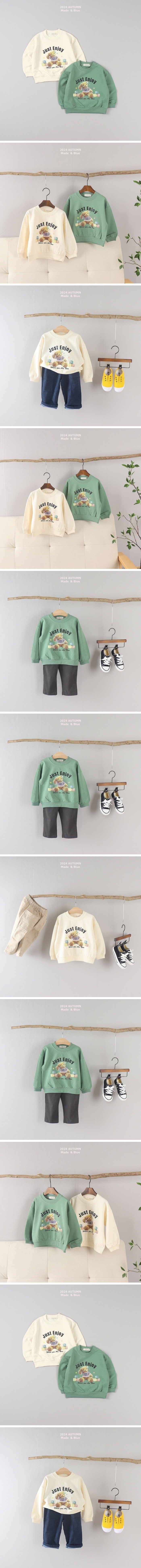 Made Blue - Korean Children Fashion - #magicofchildhood - Enjoy Beat Sweatshirts