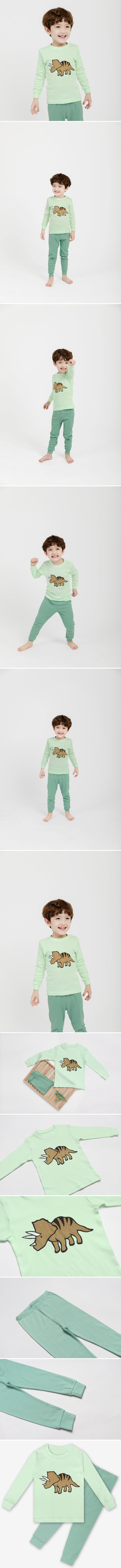 Mellisse - Korean Baby Fashion - #babyfashion - Big Dino Pajamas