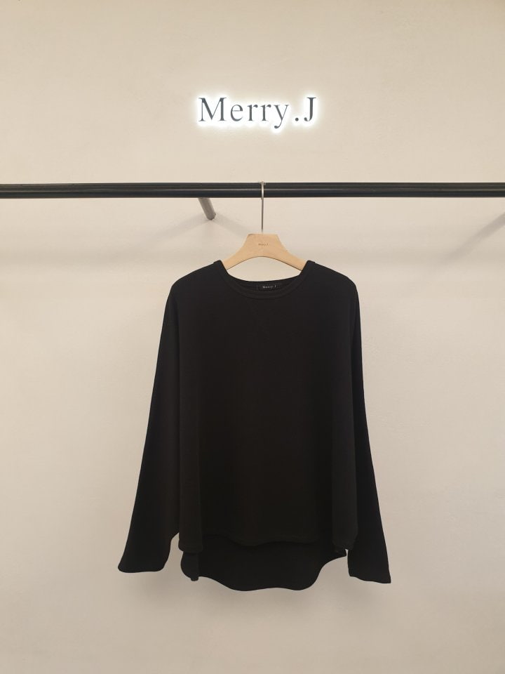 Merry J - Korean Women Fashion - #momslook - Stitch Pancho Tee - 7