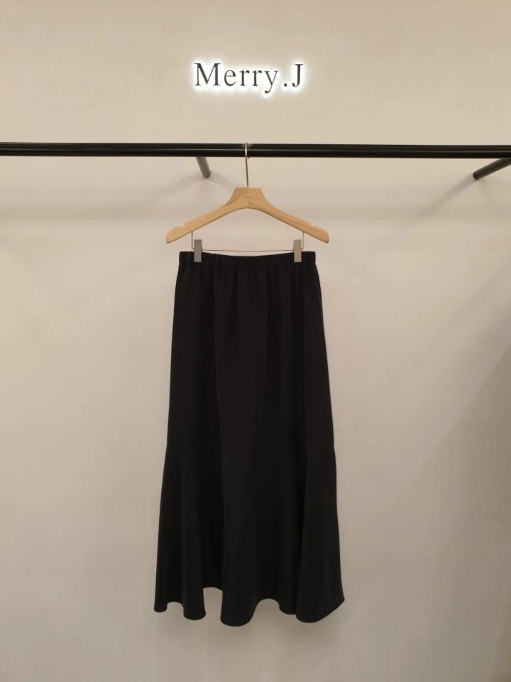 Merry J - Korean Women Fashion - #momslook - Slit Hull Skirt - 3