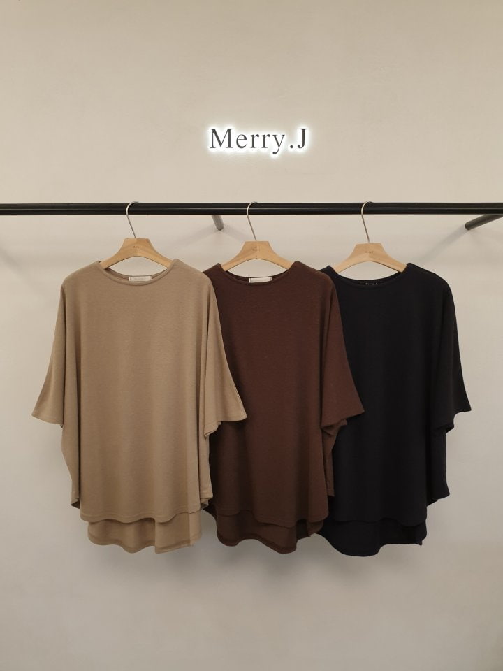 Merry J - Korean Women Fashion - #romanticstyle - Angora Loose Tee - 9