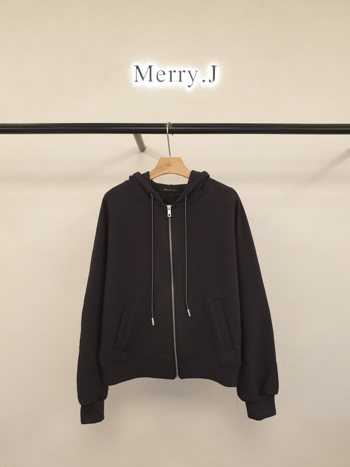 Merry J - Korean Women Fashion - #shopsmall - Nelly Hoodie Zip-up - 8