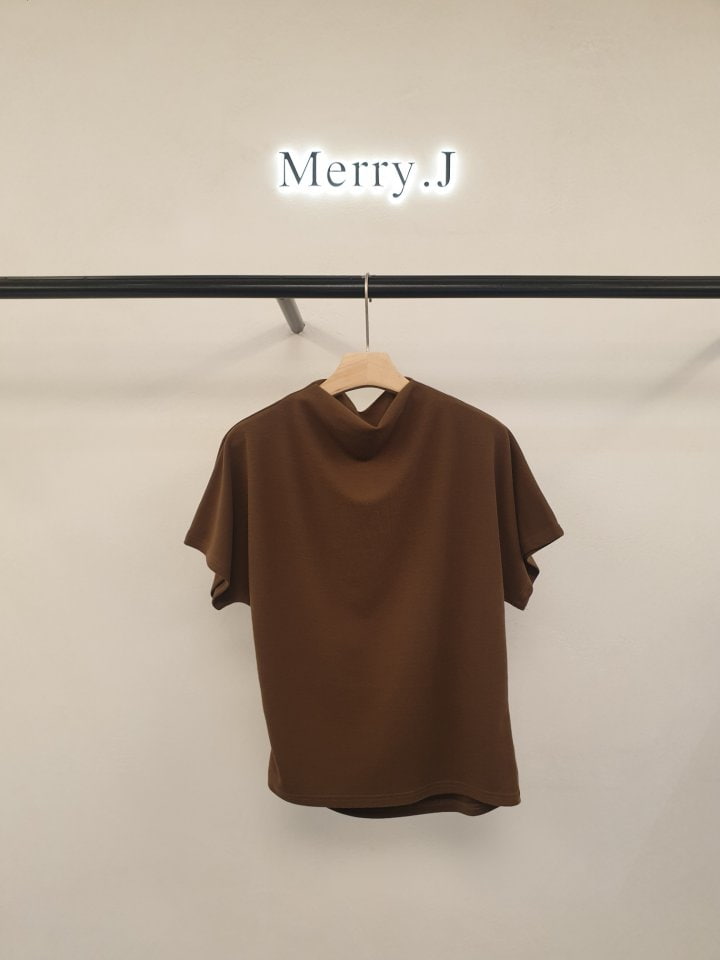 Merry J - Korean Women Fashion - #womensfashion - Monchew Drape Tee - 8