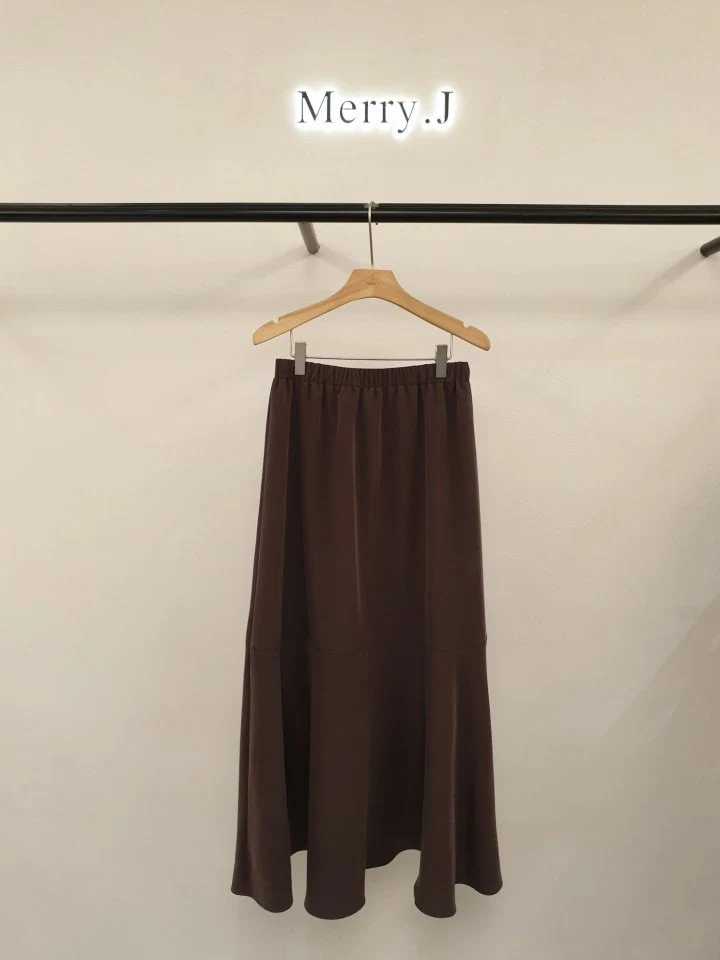 Merry J - Korean Women Fashion - #womensfashion - Slit Hull Skirt - 2