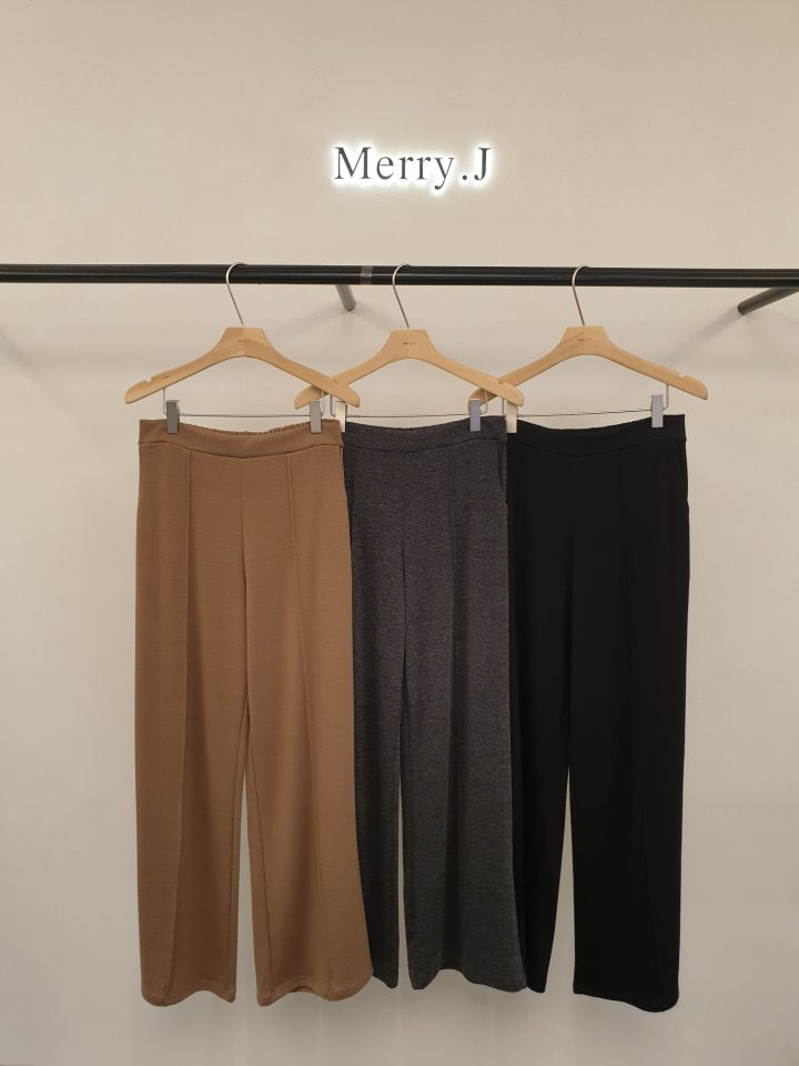 Merry J - Korean Women Fashion - #womensfashion - Philip Pintuck Pants - 2