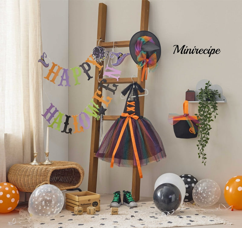 Mini Recipe - Korean Children Fashion - #Kfashion4kids - Witch One-piece - 3