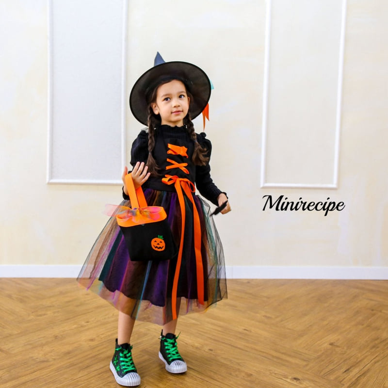 Mini Recipe - Korean Children Fashion - #childofig - Witch One-piece - 11