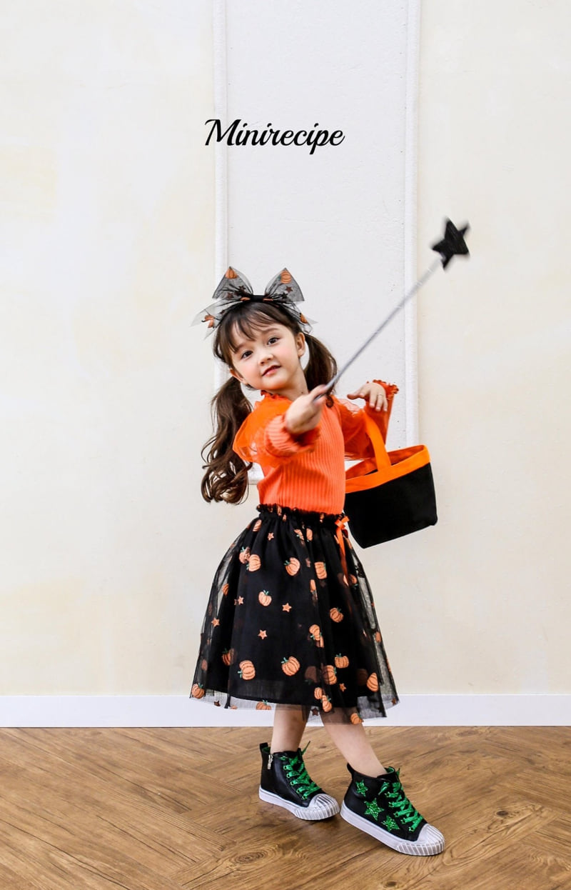 Mini Recipe - Korean Children Fashion - #childrensboutique - Pumpkin Ribbon Hairband - 5