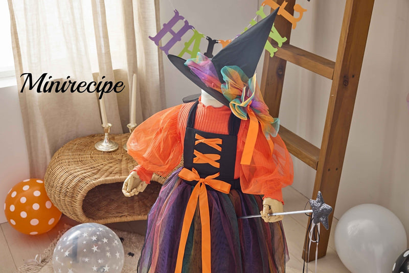 Mini Recipe - Korean Children Fashion - #Kfashion4kids - Witch One-piece - 4