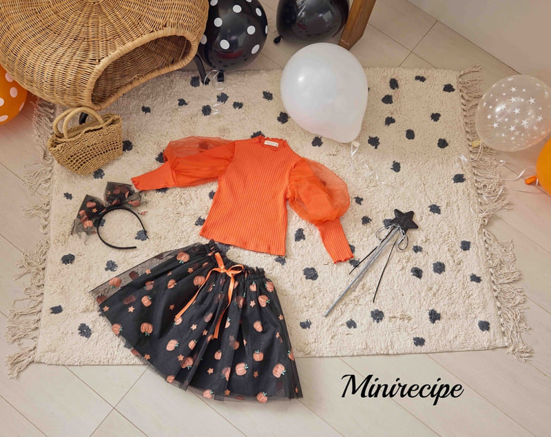 Mini Recipe - Korean Children Fashion - #magicofchildhood - Pumpkin Skirt