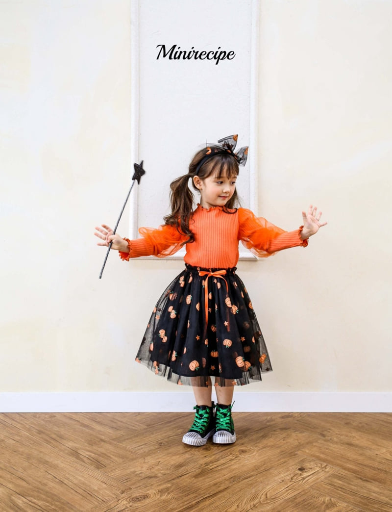 Mini Recipe - Korean Children Fashion - #minifashionista - Pumpkin Ribbon Hairband