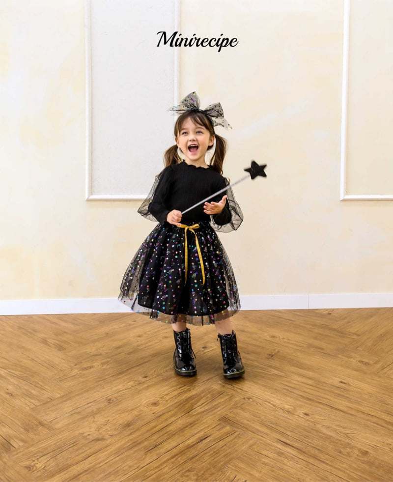 Mini Recipe - Korean Children Fashion - #stylishchildhood - Starstar Skirt - 8