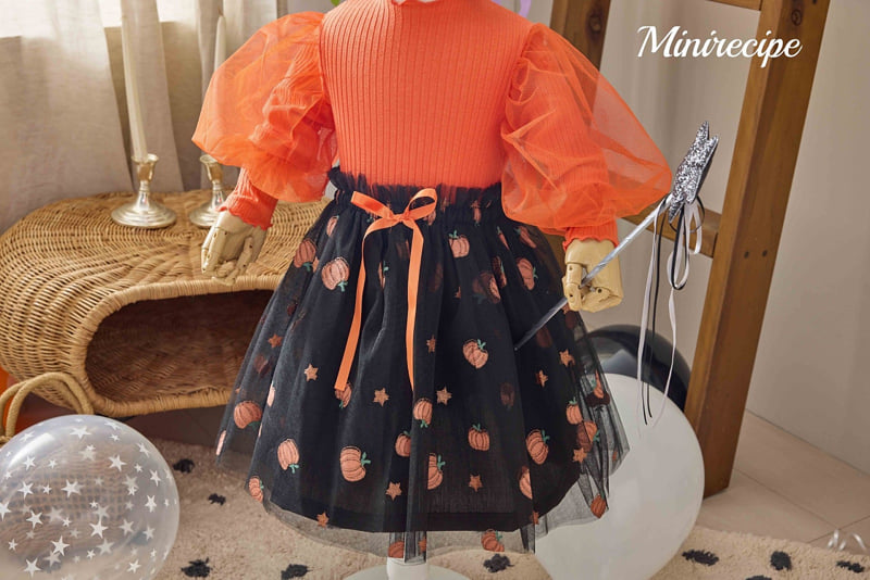 Mini Recipe - Korean Children Fashion - #prettylittlegirls - Pumpkin Skirt - 4