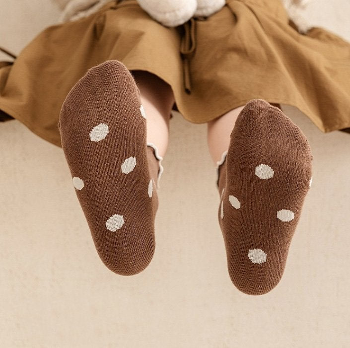 Miso - Korean Baby Fashion - #babyboutiqueclothing - Dot Wave Socks - 2