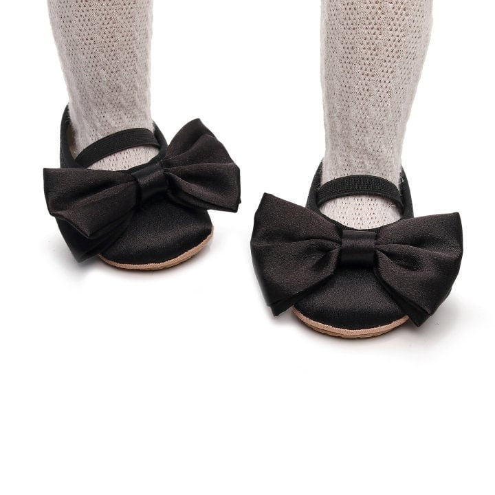 Miso - Korean Baby Fashion - #babyboutiqueclothing - Ribbon Party Bebe Shoes - 2