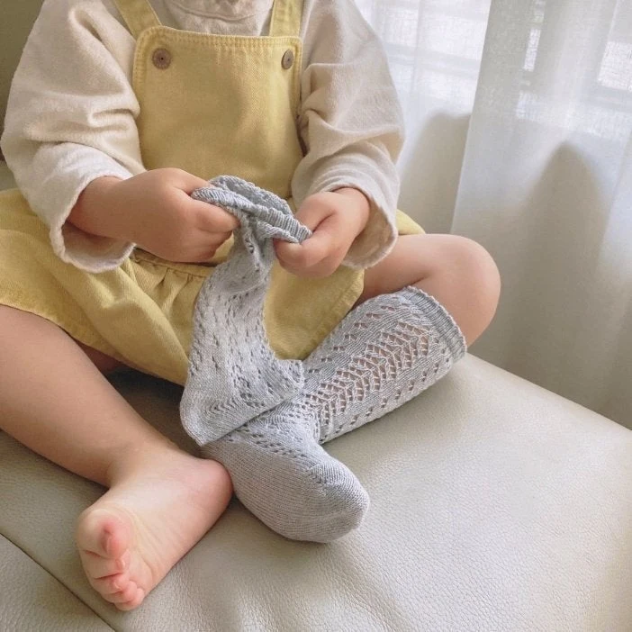 Miso - Korean Baby Fashion - #babyfashion - Solid Half Tights - 10