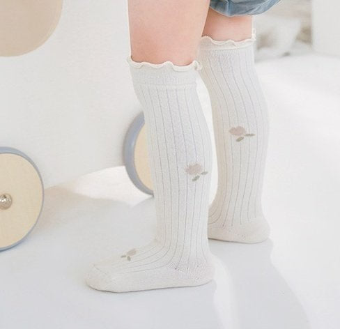 Miso - Korean Baby Fashion - #babyfever - Freesia Knee Socks - 3