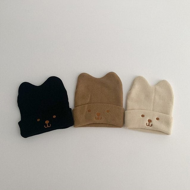 Miso - Korean Baby Fashion - #babyfever - Bear Beanie - 6