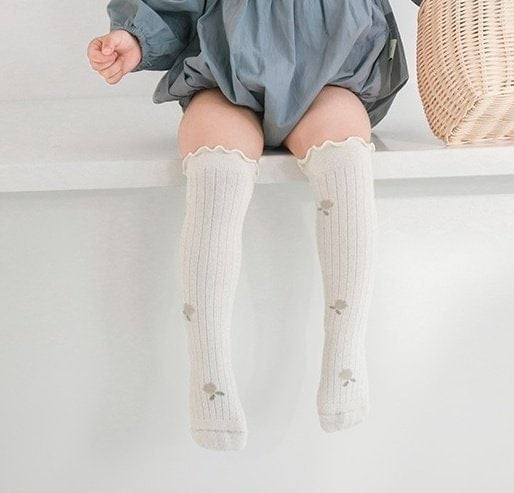 Miso - Korean Baby Fashion - #babyfever - Freesia Knee Socks - 4