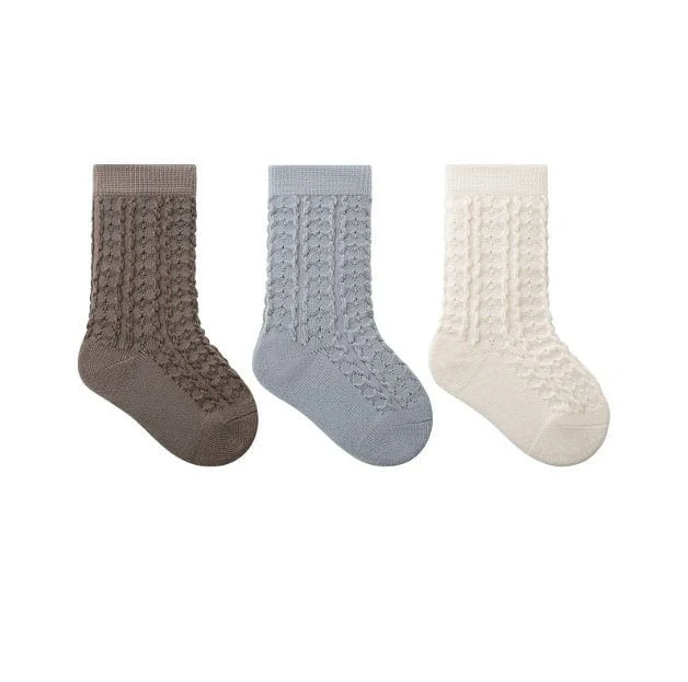 Miso - Korean Baby Fashion - #babylifestyle - Camembert Socks (set of 3) - 8