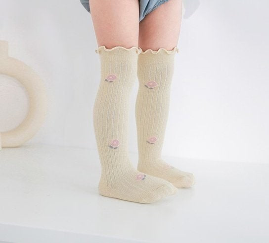 Miso - Korean Baby Fashion - #babylifestyle - Freesia Knee Socks - 5