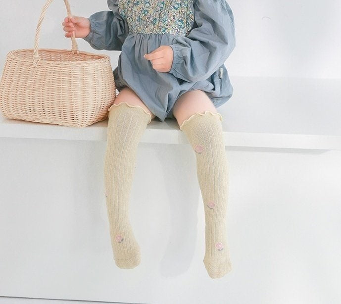 Miso - Korean Baby Fashion - #babyoninstagram - Freesia Knee Socks - 6