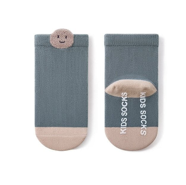 Miso - Korean Baby Fashion - #babyootd - Smile Point Socks - 2