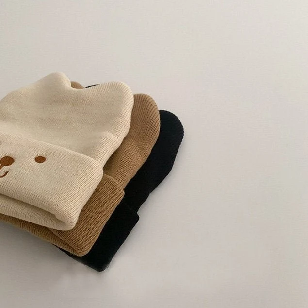 Miso - Korean Baby Fashion - #babyootd - Bear Beanie - 10