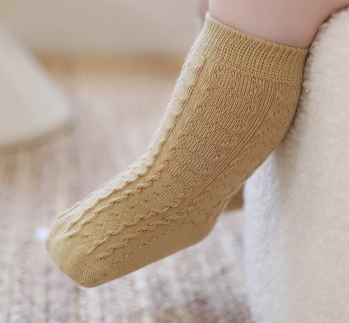 Miso - Korean Baby Fashion - #babyoutfit - Camembert Socks (set of 3) - 11