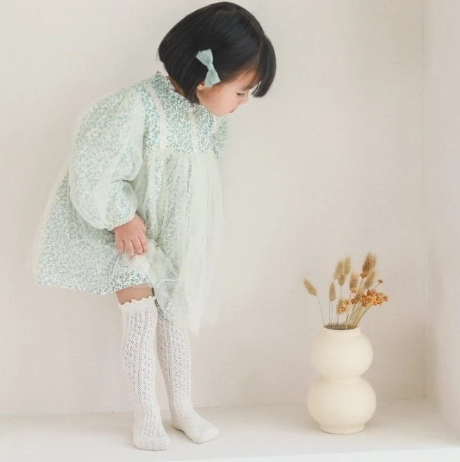 Miso - Korean Baby Fashion - #babyoutfit - Free Knee Socks - 8