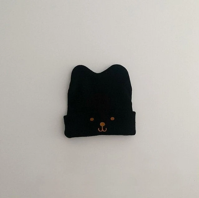 Miso - Korean Baby Fashion - #babyoutfit - Bear Beanie - 12