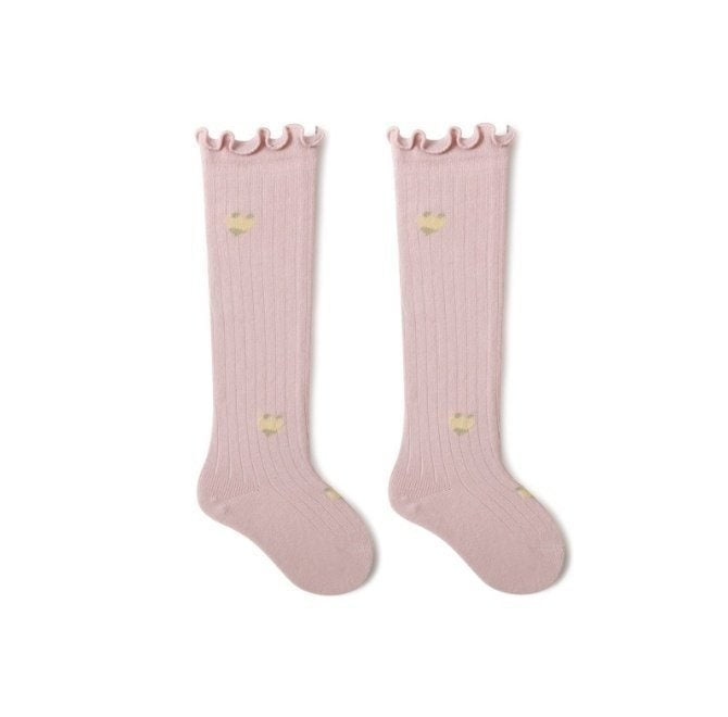 Miso - Korean Baby Fashion - #onlinebabyshop - Freesia Knee Socks - 12