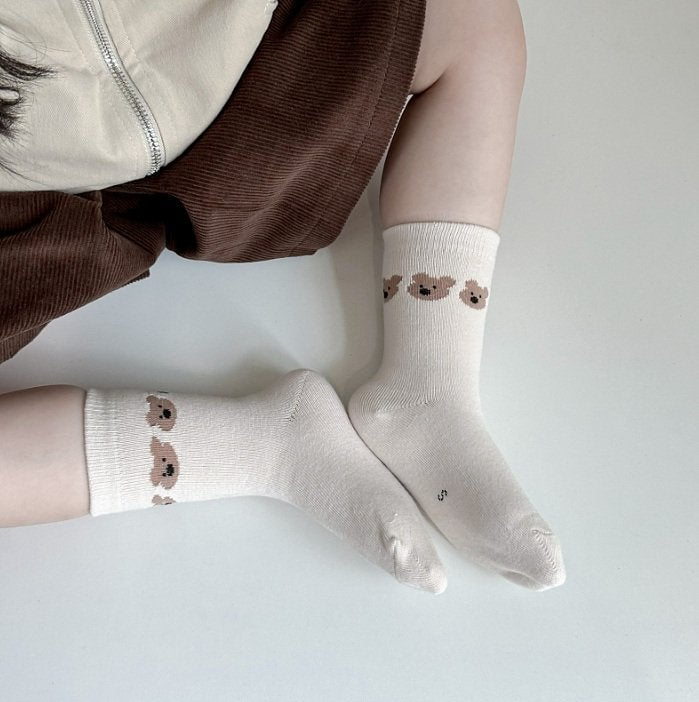 Miso - Korean Children Fashion - #Kfashion4kids - Lala Bear Socks - 9