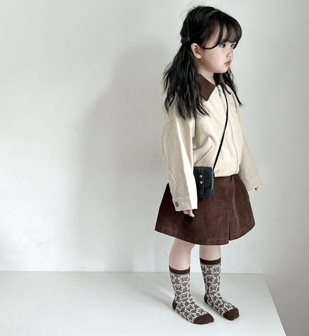 Miso - Korean Children Fashion - #Kfashion4kids - Heart Bear Socks - 5