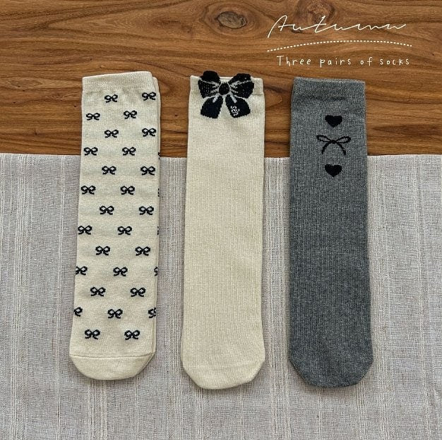 Miso - Korean Children Fashion - #kidzfashiontrend - Ribbon Socks - 4