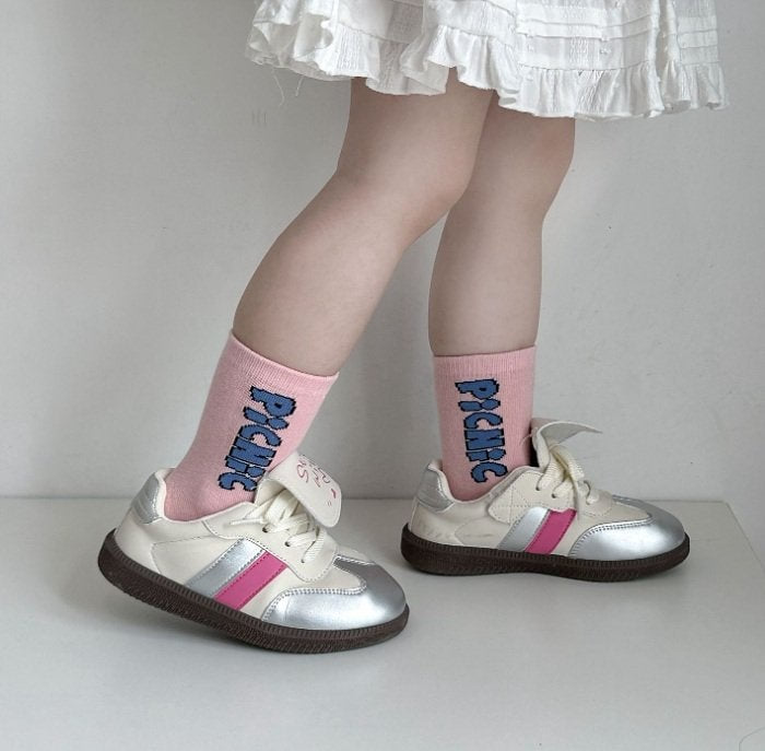 Miso - Korean Children Fashion - #childofig - Pink Picnic Socks - 6