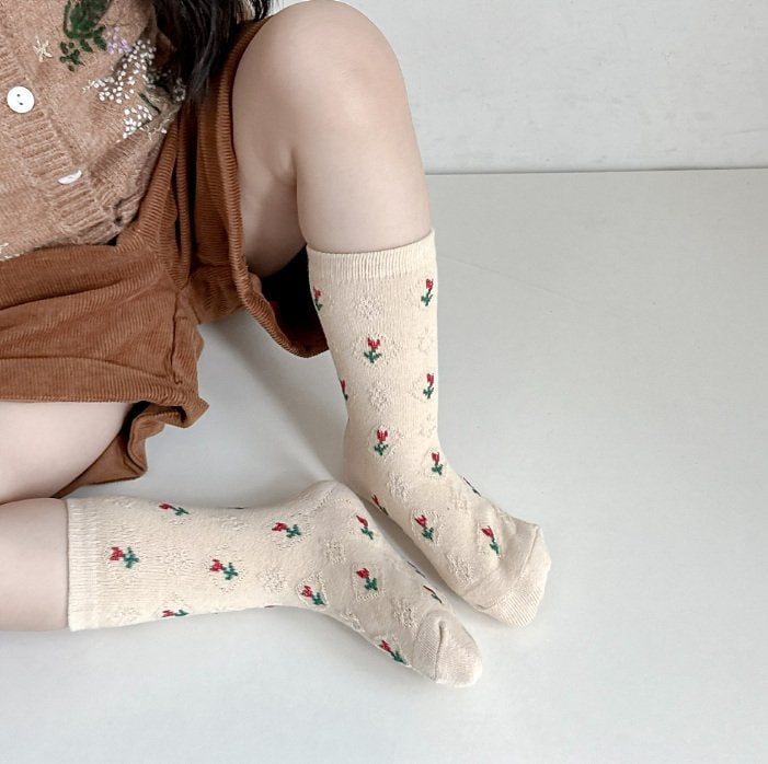 Miso - Korean Children Fashion - #childrensboutique - Tulip Socks - 6